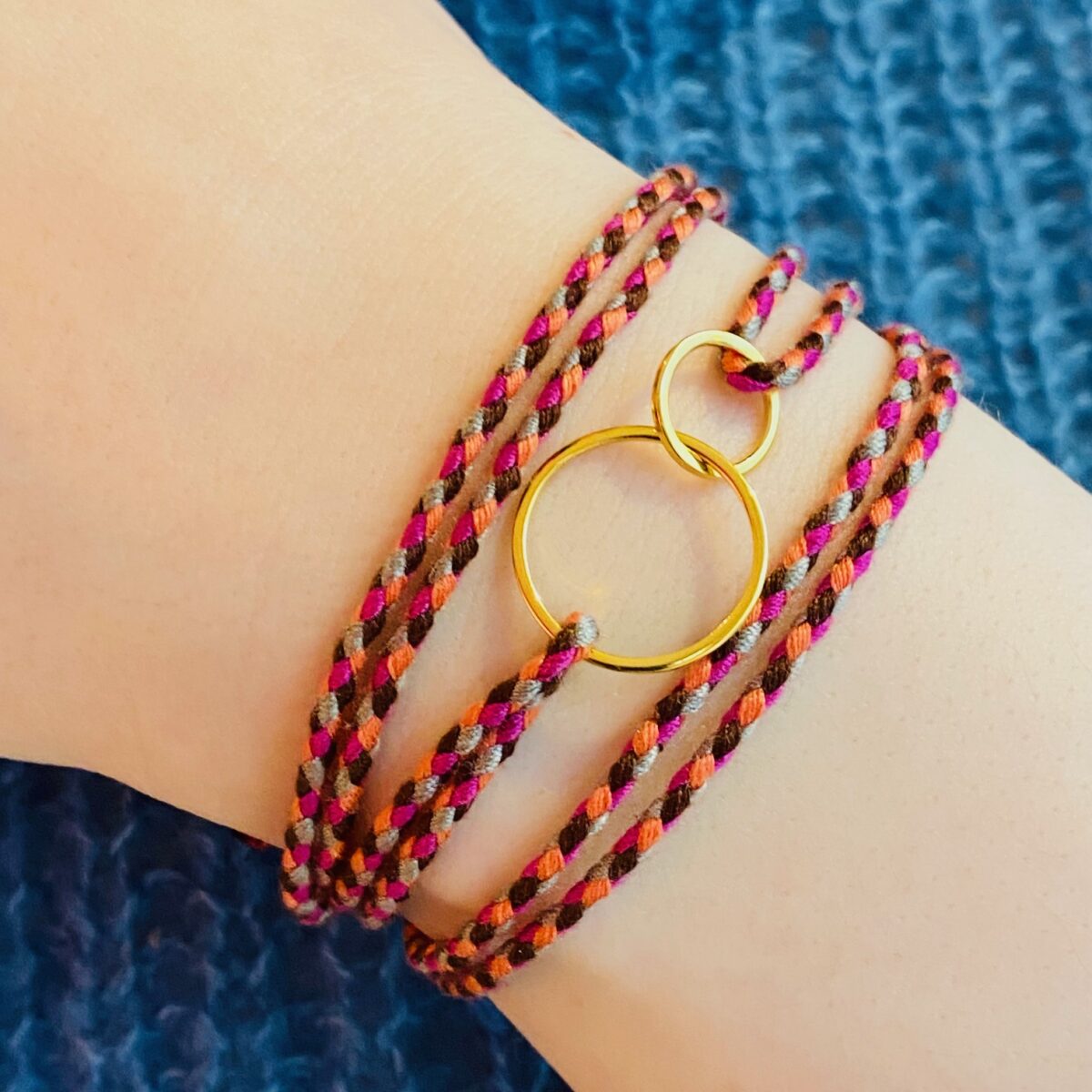 freudenschmuck-Schmuck-Duesseldorf-Wickelarmband-Image-Silber-vergoldet-pink-braun-orange-grau
